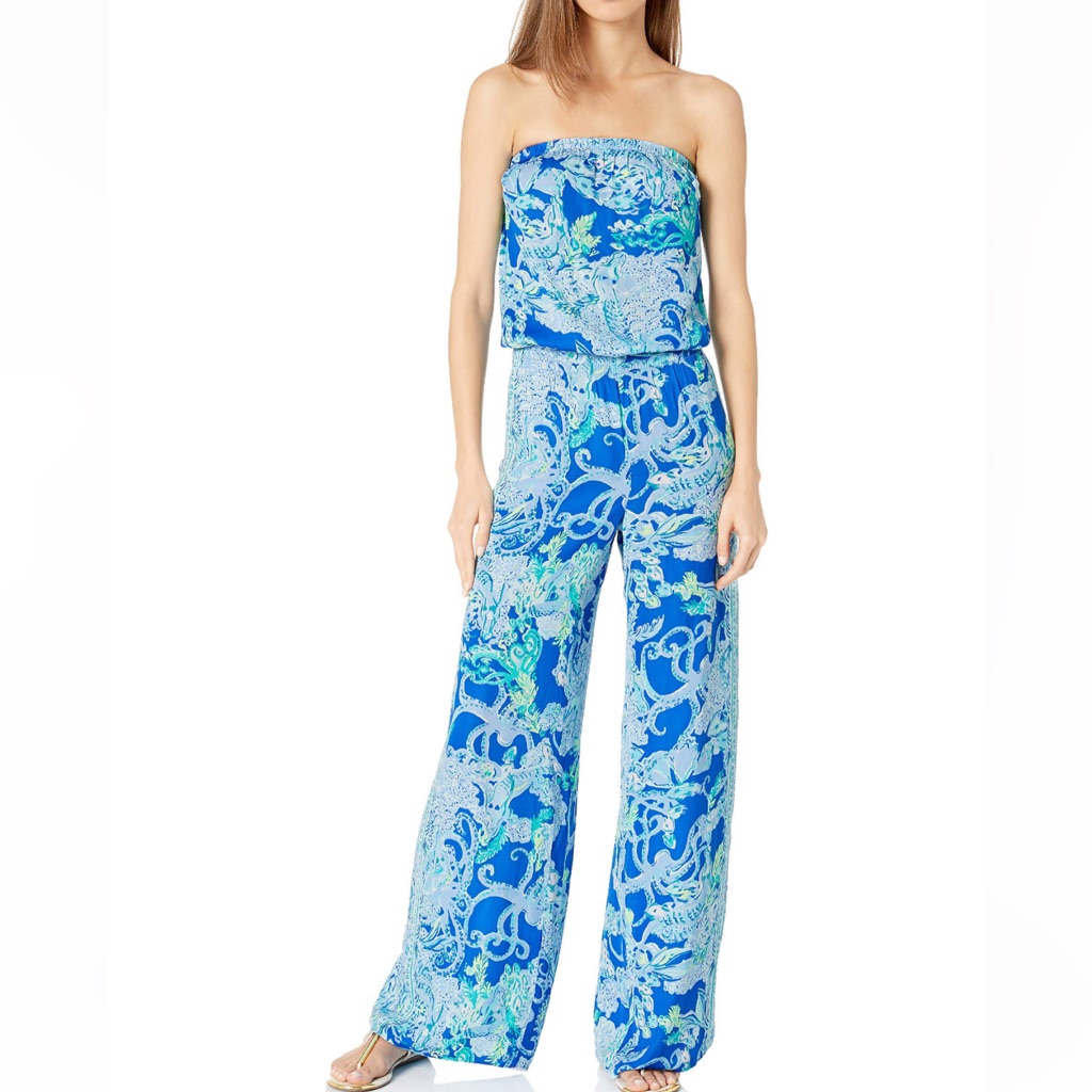 Lilly Pulitzer Strapless Jumpsuit